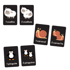 Singular e plural – Cards