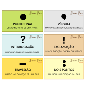 Cards – sinais de pontuação